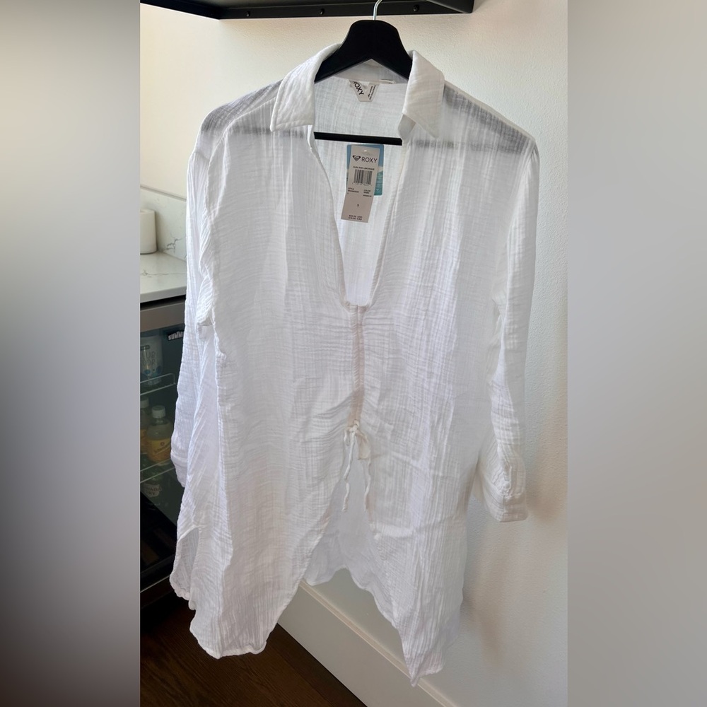 Roxy White Swim Coverup